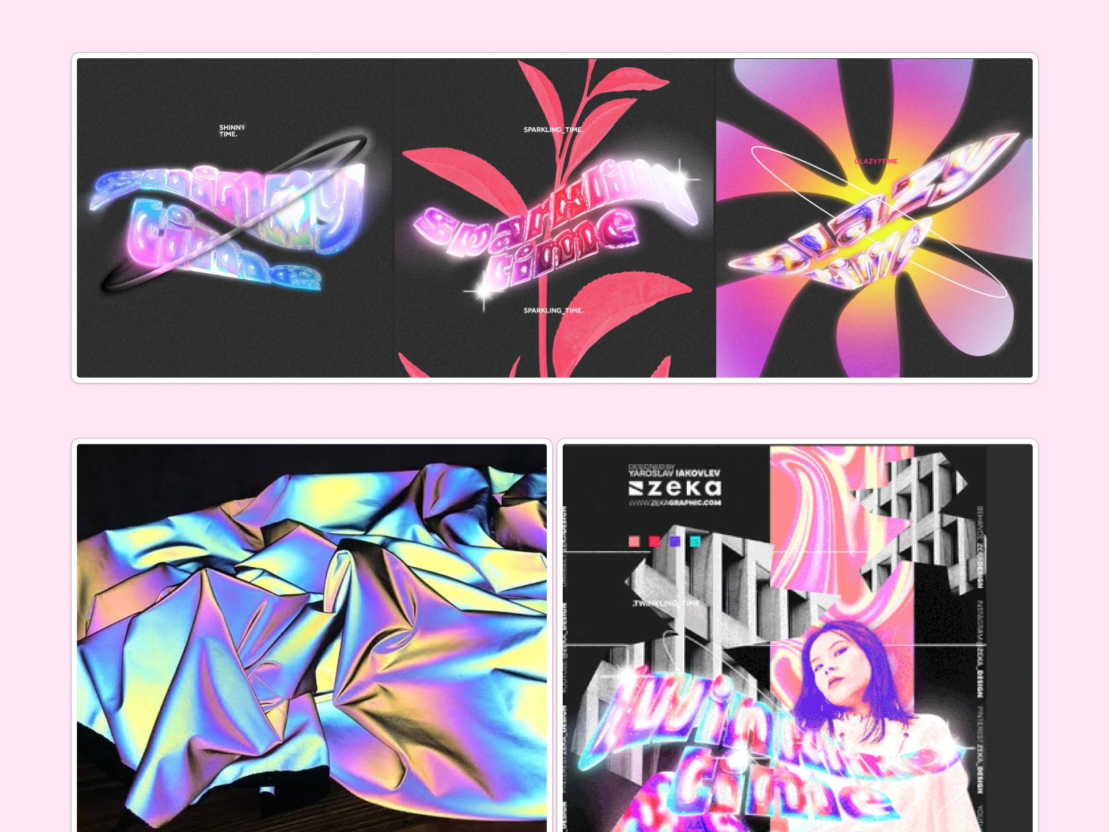 Moodboard — late-night festival references